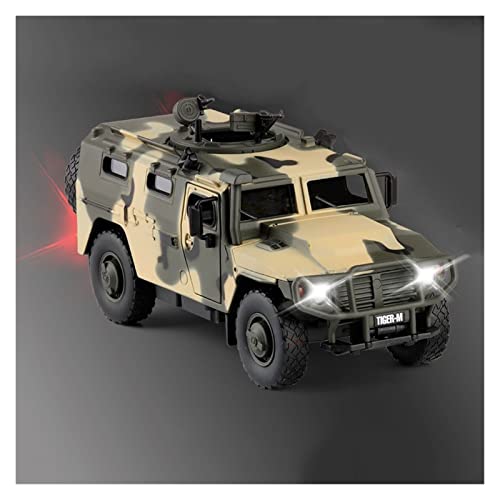YRXIAO 1 32 Simulation Diecast Alloy Russisches Panzerfahrzeug Explosionsgeschütztes Sound Light Militärmodell Spielzeug Für Wohndekorationen(A) von YRXIAO