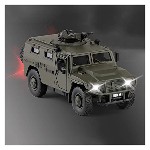 YRXIAO 1 32 Simulation Diecast Alloy Russisches Panzerfahrzeug Explosionsgeschütztes Sound Light Militärmodell Spielzeug Für Wohndekorationen(B) von YRXIAO