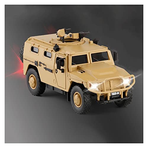 YRXIAO 1 32 Simulation Diecast Alloy Russisches Panzerfahrzeug Explosionsgeschütztes Sound Light Militärmodell Spielzeug Für Wohndekorationen(C) von YRXIAO