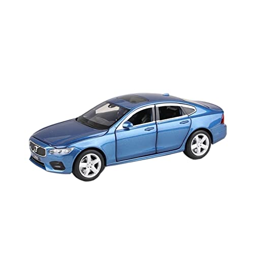YRXIAO 1 32 for Volvo S90 Druckguss-Metallautomodell Sound Und Licht Spielzeug Geburtstagsgeschenk Für Wohndekorationen(Blau) von YRXIAO