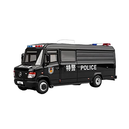 YRXIAO 1 64 Für Mercedes-Benz Polizeiauto Legierung Druckguss Modellauto Sammlung Spielzeugauto Kinder Geschenk Für Wohndekorationen von YRXIAO