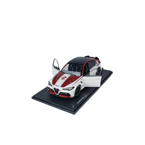 YRXIAO 1:18 Für Alfa Romeo Giulia GTA-M Legierung Doppeltür Metallguss Ornamente Szene Ornamente Modellauto Für Wohndekorationen von YRXIAO