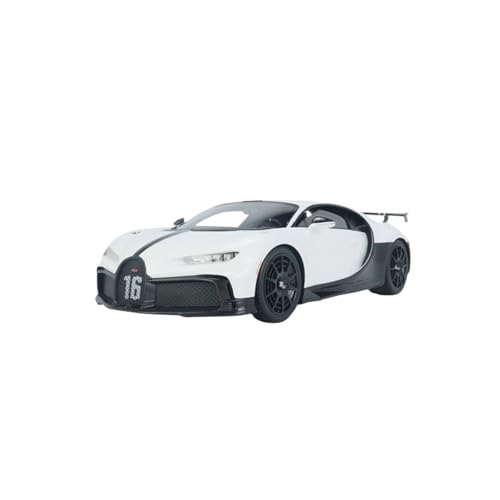 YRXIAO 1:18 Für Bugatti Chiron Pur Sport Weiß Harz Legierung Modell Klassische Sammler Auto Für Wohndekorationen von YRXIAO