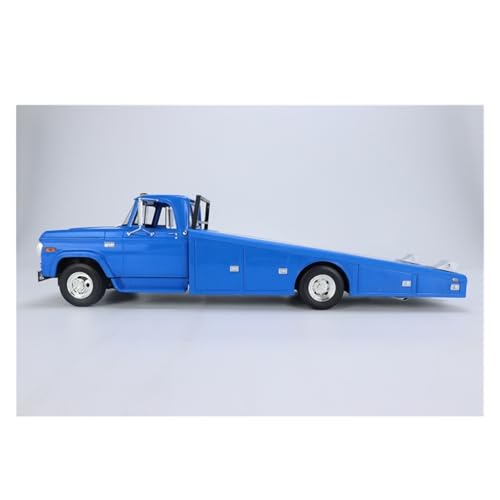 YRXIAO 1:18 Für Dodge D-300 Ramp Truck 1970 Automodell Anhänger Diecast Modell Klassisches Spielzeug Für Wohndekorationen von YRXIAO