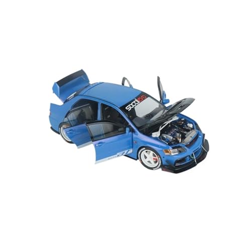 YRXIAO 1:18 Für Mitsubishi Evolution LX JDM Edition Legierung Volle Offene Auto Modell Desktop Display Dekoration Für Wohndekorationen von YRXIAO