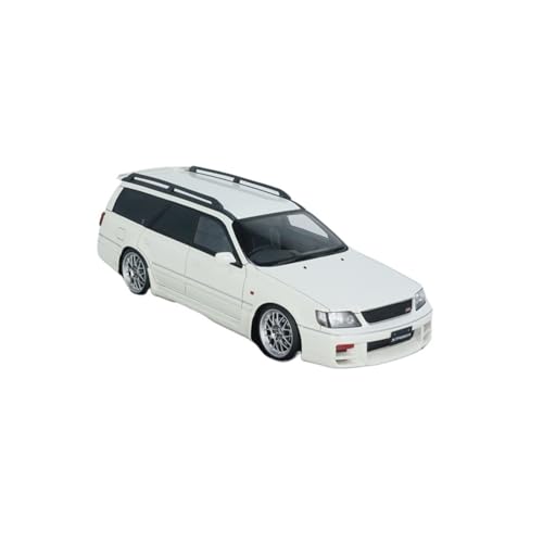 YRXIAO 1:18 Für Nissan STAGEA 260RS WGNC34 Perle Weiß IG2885 Für Erwachsene Hobby Sammler Für Wohndekorationen von YRXIAO