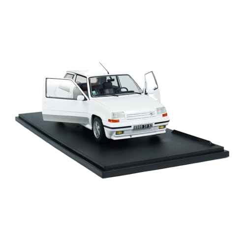 YRXIAO 1:18 Für Renault 5 GT Turbo MK2 Weiß Doppel Tür Simulation Legierung Casting Thema Party Spielzeug Ornamente Für Wohndekorationen von YRXIAO