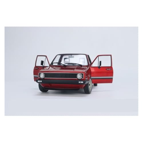 YRXIAO 1:18 Für Volkswagen MK1 Pickup 1982 Legierung Doppel Tür Rot Figurine Dekoration Hause Auto Büro Für Wohndekorationen von YRXIAO