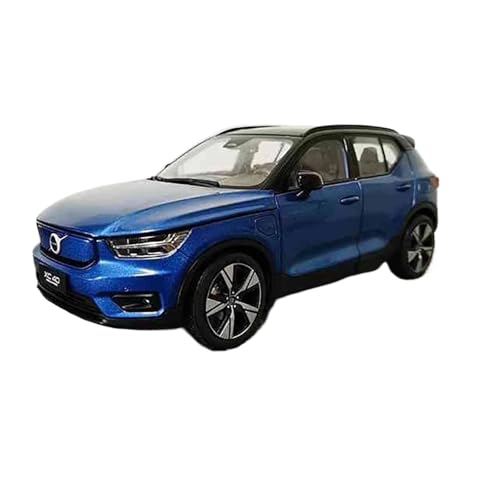 YRXIAO 1:18 Für Volvo Xc40 2022 Legierung Auto Modell Statische Dekorative Ornamente Fan Sammlung Souvenirs Für Wohndekorationen(Blue) von YRXIAO