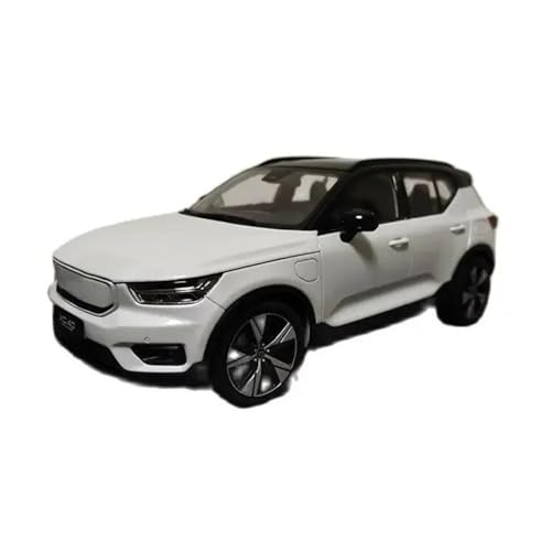 YRXIAO 1:18 Für Volvo Xc40 2022 Legierung Auto Modell Statische Dekorative Ornamente Fan Sammlung Souvenirs Für Wohndekorationen(White) von YRXIAO