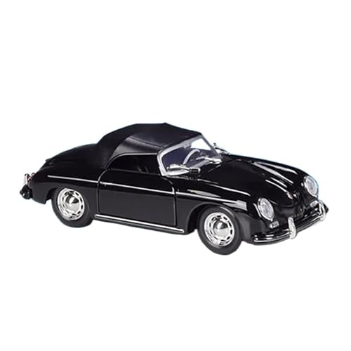 YRXIAO 1:24 Für 356a Speedster Legierung Auto Modell Dekoration Fans Sammlung Display Souvenir Für Wohndekorationen(Black) von YRXIAO