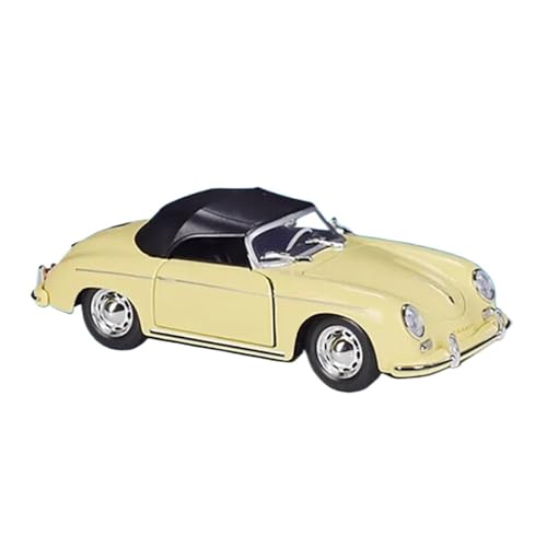 YRXIAO 1:24 Für 356a Speedster Legierung Auto Modell Dekoration Fans Sammlung Display Souvenir Für Wohndekorationen(Yellow) von YRXIAO