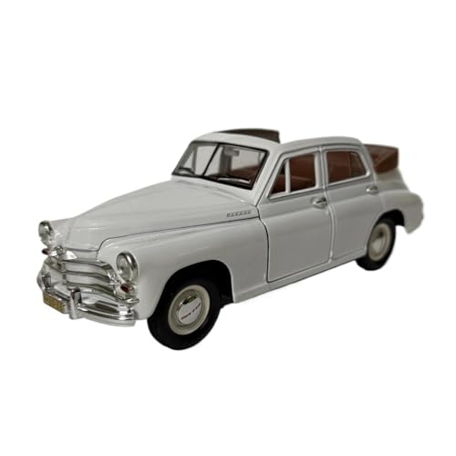 YRXIAO 1:24 Für M20 Pobeda Legierung Gießt Druck Spielzeug Fahrzeuge Auto Modell Miniatur Landschaft Dekorationen Weiß Für Wohndekorationen von YRXIAO