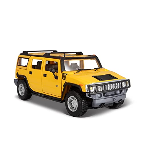 YRXIAO 1:27 Für Hummer H2 2003 SUV Alloy Diecast Car Model Collection Toy Boy Geburtstagsgeschenke Für Wohndekorationen(A) von YRXIAO