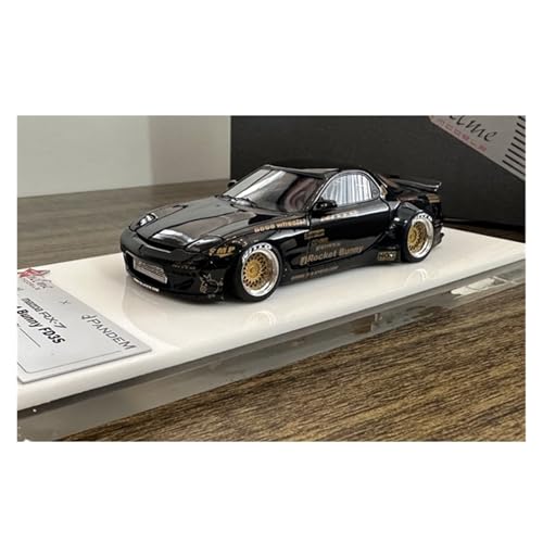 YRXIAO 1:43 Für Mazda RX-7 Rocket Bunny Harz Statische Auto Statische Metall Ornamente Modell Für Wohndekorationen von YRXIAO