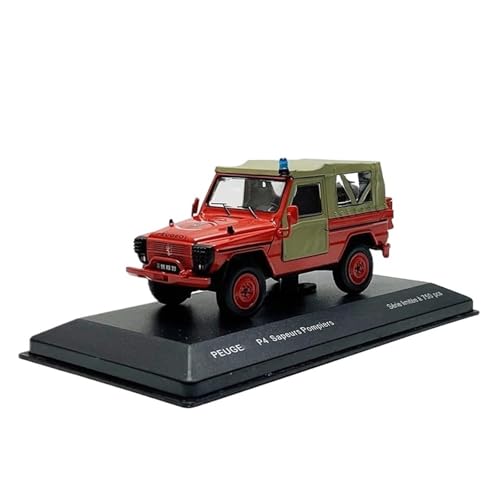 YRXIAO 1:43 Für Peuge P4 Feuer Kommando Fahrzeug Legierung Statische Automobil Modell Sammlung Display Für Wohndekorationen von YRXIAO