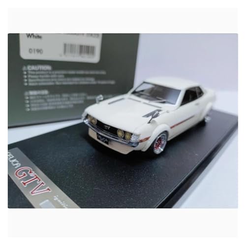 YRXIAO 1:43 Für Toyota Celica 1600GTV TA22 Weiß Harz Auto Modell Erwachsene Souvenir Hobby Sammlung Für Wohndekorationen von YRXIAO