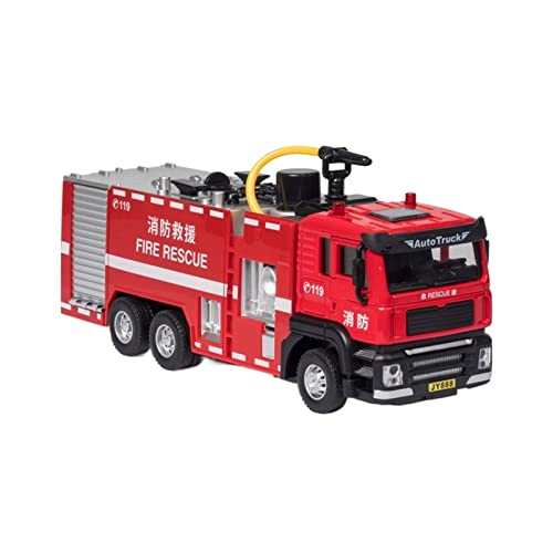 YRXIAO 1:50 Für Diecast Feuerwehrauto Auto Modell Legierung Bewegliche Bewässerung Auto Kinder Simulation Leiter LKW Für Wohndekorationen(2) von YRXIAO