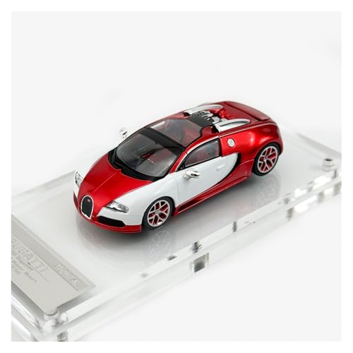 YRXIAO 1:64 Für Bugatti Veyron Super Sport Legierung Auto Modell Sammlung Ornamente Miniatur Dekoration Spielzeug Für Wohndekorationen(Red) von YRXIAO