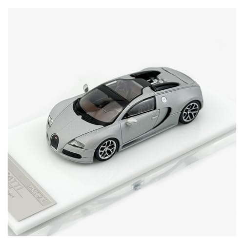 YRXIAO 1:64 Für Bugatti Veyron Super Sport Legierung Auto Modell Sammlung Ornamente Miniatur Dekoration Spielzeug Für Wohndekorationen(Silver) von YRXIAO