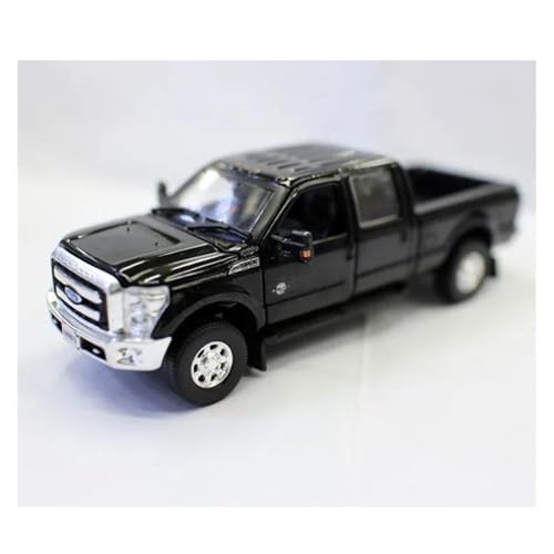 YRXIAO 1:64 Für F250 Picku 2016 Skala Gießt Druck Legierung Auto Modell Miniatur Fahrzeuge Spielzeug Weiß Für Wohndekorationen(Black) von YRXIAO