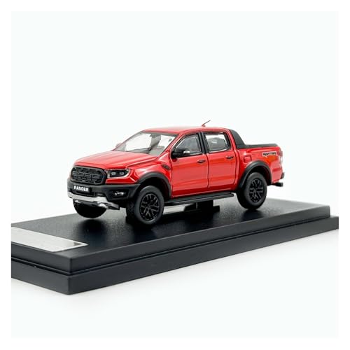YRXIAO 1:64 Für Ford Ranger Raptor Pickup Truck Legierung Automodell Metall Spielzeug Displayständer Ornamente Für Wohndekorationen(Red) von YRXIAO