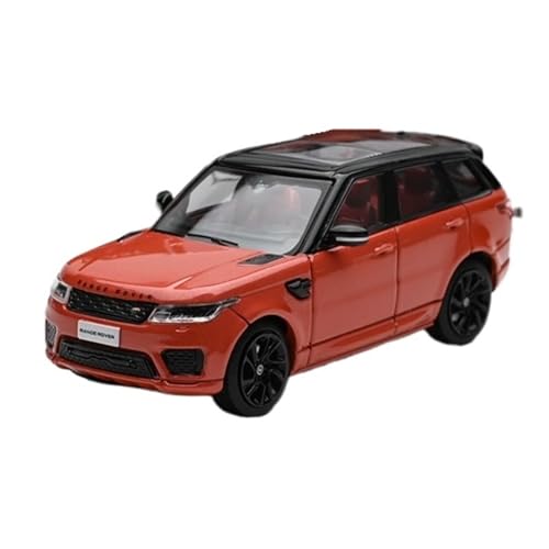 YRXIAO 1:64 Für Land Rover Range Rover Sport Legierung Auto Modell Kleine Maßstab Metall Casting Ornamente Für Wohndekorationen(Orange) von YRXIAO