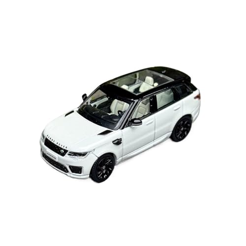 YRXIAO 1:64 Für Land Rover Sport 2018 Legierung Auto Modell Thema Party Dekorationen Sammlung Für Wohndekorationen(White 1) von YRXIAO