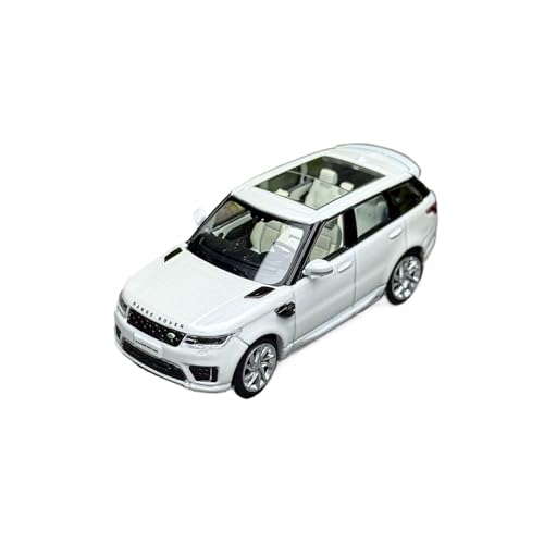 YRXIAO 1:64 Für Land Rover Sport 2018 Legierung Auto Modell Thema Party Dekorationen Sammlung Für Wohndekorationen(White 2) von YRXIAO