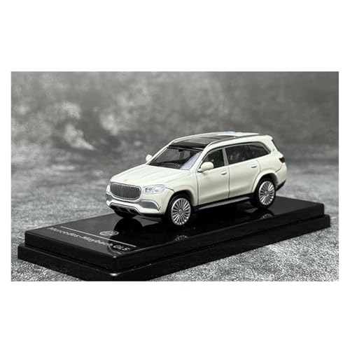 YRXIAO 1:64 Für Maybach GLS600 SUV Legierung Auto Druckguss Spielzeug Fahrzeuge Originalgetreue Nachbildung Von Souvenir Für Wohndekorationen(White1) von YRXIAO
