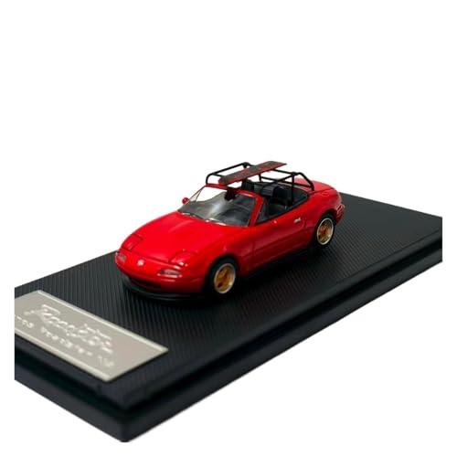YRXIAO 1:64 Für Mazda MX5 Cabrio Camping Edition Rot Legierung Auto Modell Szene Ornament Für Wohndekorationen YRXIAO 1:64 Für Mazda MX5 Cabrio Camping Edition Rot Legierung Auto Modell Szene Ornament Für Wohndekorationen von YRXIAO