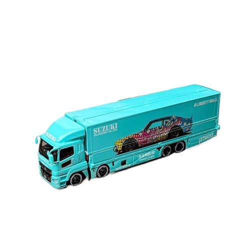 YRXIAO 1:64 Für Mitsubishi Fuso Transport LKW Container LKW LB-Trucks Auto Modell Sammlung Ornamente Für Wohndekorationen(Style 1) von YRXIAO