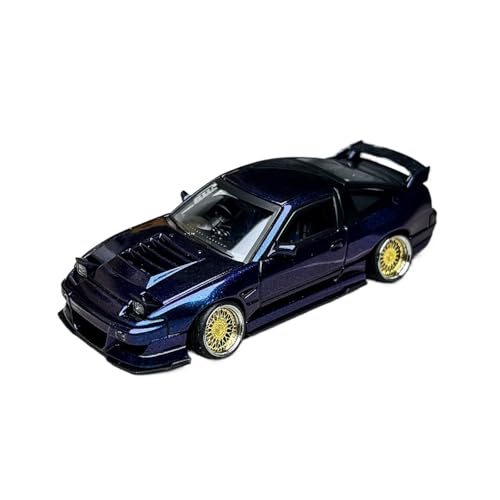 YRXIAO 1:64 Für Nissan 180SX Rocket Rabbit Lagerräder Flip Lights Druckgussautomodell Sammlerstück Für Wohndekorationen von YRXIAO