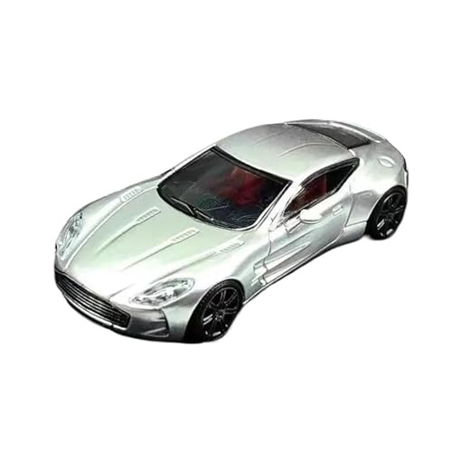 YRXIAO 1:64 Für ONE-77 Supercar Legierung Druckguss Spielzeug Fahrzeuge Auto Modell Souvenir Treue Repliken Für Wohndekorationen(Silver) von YRXIAO