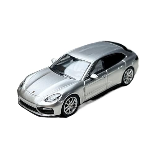 YRXIAO 1:64 Für Panamera Turbo Limousine Shooting Brake Druckguss Auto Modell Sammler Display Für Wohndekorationen(Silver 2) von YRXIAO