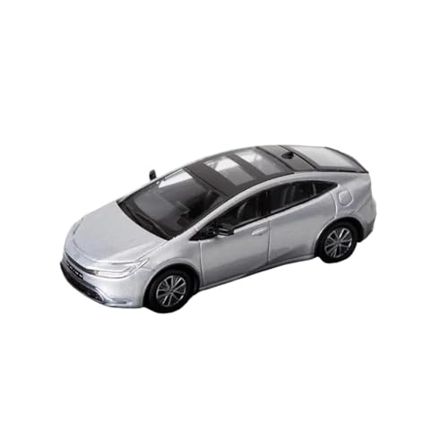 YRXIAO 1:64 Für Prius XW60 2023 Legierung Gießt Druck Fahrzeuge Miniatur Skala Modell Auto Spielzeug Für Wohndekorationen(Silver) von YRXIAO