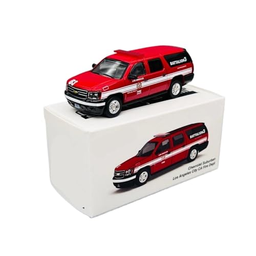 YRXIAO 1:64 Für Suburban Feuerwache Legierung Gießt Druck Fahrzeuge Auto Miniatur Maßstab Modell Spielzeug Für Wohndekorationen(Style 2) von YRXIAO