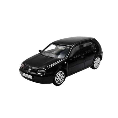 YRXIAO 1:64 Für Volkswagen Golf 4. Generation GTI Gedenkausgabe Legierung Automodell Ornament Für Wohndekorationen(Black) von YRXIAO