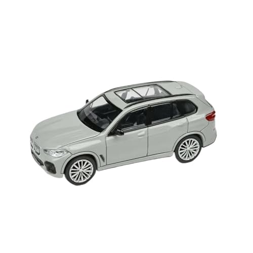 YRXIAO 1:64 Für X5 G05 SUV Legierung Gießt Druck Fahrzeuge Miniatur Skala Modell Auto Sammlerstücke Spielzeug Für Wohndekorationen(Gray) von YRXIAO