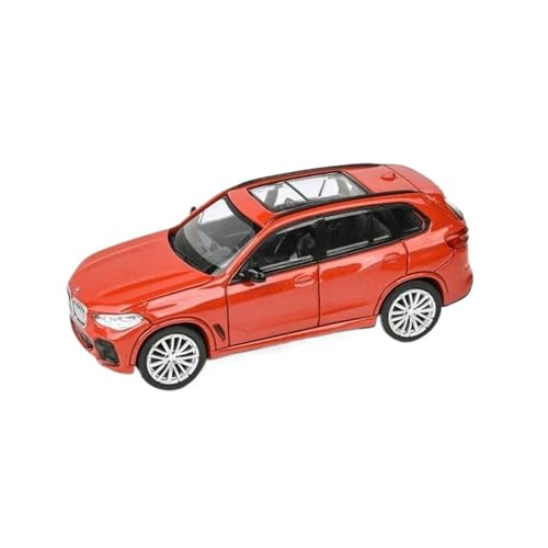 YRXIAO 1:64 Für X5 G05 SUV Legierung Gießt Druck Fahrzeuge Miniatur Skala Modell Auto Sammlerstücke Spielzeug Für Wohndekorationen(Orange) von YRXIAO