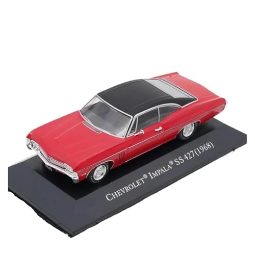 YRXIAO Diecast Alloy 1:43 Für Chevrolet Impala SS 427 1968 Klassische Auto Spielzeug Sammlung Statische Modell Für Wohndekorationen von YRXIAO
