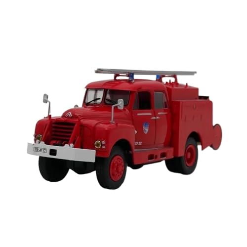 YRXIAO Druckguss 1:43 Für Citroën C 46 D Leiter Feuerwehrauto Legierung Rettungsauto Modellsammlung Hobby Fan Für Wohndekorationen von YRXIAO