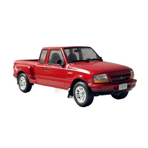 YRXIAO Druckguss-Legierung Auto Für Ford Ranger Sport 1998 Maßstab 1:43 Rot Kleiner Transport-LKW-Pickup Für Wohndekorationen von YRXIAO