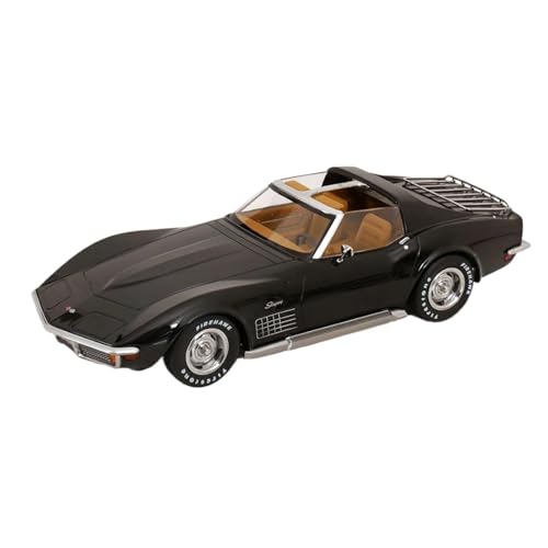 YRXIAO Druckguss-Maßstab 1:18 Für Chevy Corvette C3 Supercar-Legierung Statisches Automodell-Sammeldisplay Für Wohndekorationen(Black) von YRXIAO