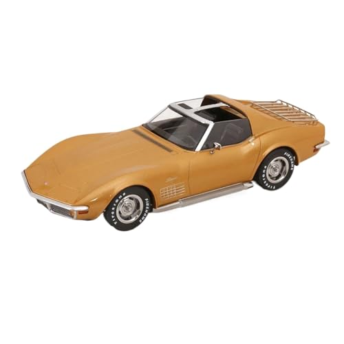 YRXIAO Druckguss-Maßstab 1:18 Für Chevy Corvette C3 Supercar-Legierung Statisches Automodell-Sammeldisplay Für Wohndekorationen(Brown) von YRXIAO