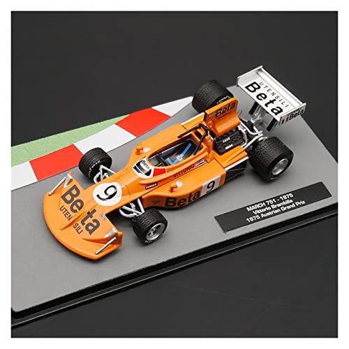 YRXIAO Für 1975 Vittorio Brambilla Austrian Prix Diecast Car Model Alloy Toy 1 43 Für Wohndekorationen von YRXIAO
