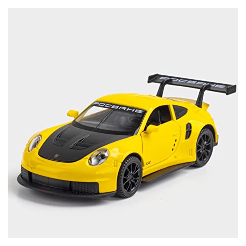 YRXIAO Für 911 997 1 32 Simulation Diecast Legierung Rennwagenmodell Ziehen Sammlung Kinderweihnachtsspielzeug Zurück Für Wohndekorationen(Yellow) von YRXIAO