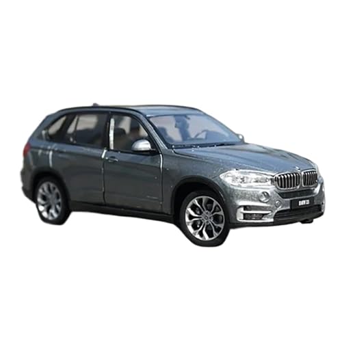 YRXIAO Für BMW X5 Legierung Auto Modell 1:24 Indoor Persönlichkeit Dekoration Erwachsene Hobby Sammlung Display Für Wohndekorationen(Gray) von YRXIAO
