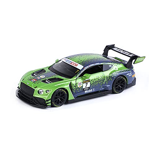 YRXIAO Für Bentley GT3 DTM 1 32 Simulation Diecast Legierung Rennwagenmodell Zurückziehen Kinderspielzeug Fahrzeug Sammlerstücke Für Wohndekorationen(B) von YRXIAO