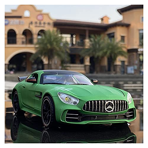 YRXIAO Für Benz AMG GTR GT 1 24 Simulation Diecast Alloy Auto Modell Sound Light Kinder Spielzeug Fahrzeugsimulation Für Wohndekorationen(Grün) von YRXIAO